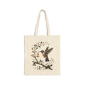 Driftwood-Hummingbird Cotton Canvas Tote Bag