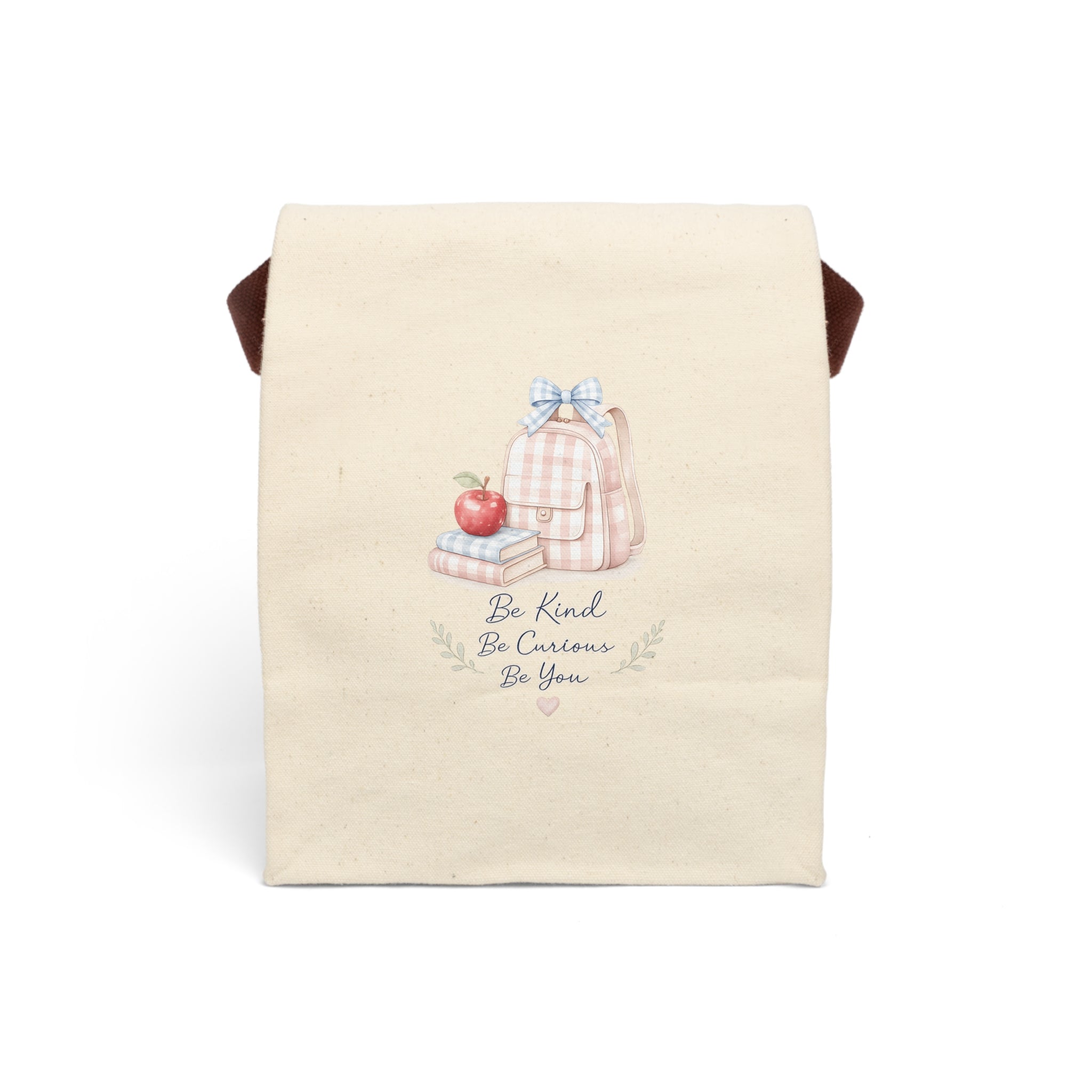 Canvas Lunch Bag With Strap