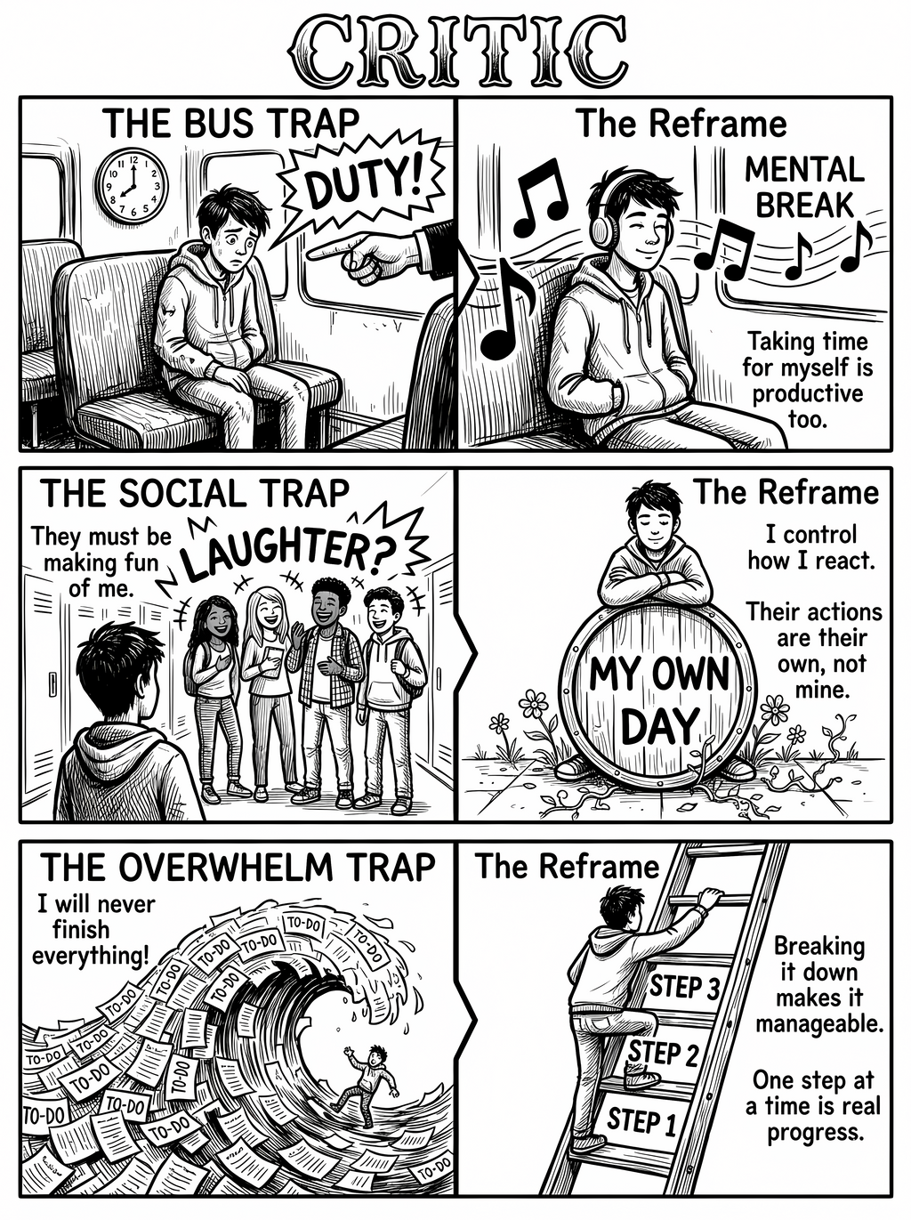 My Mind, My Canvas: A CBT Coloring Guide for Teens