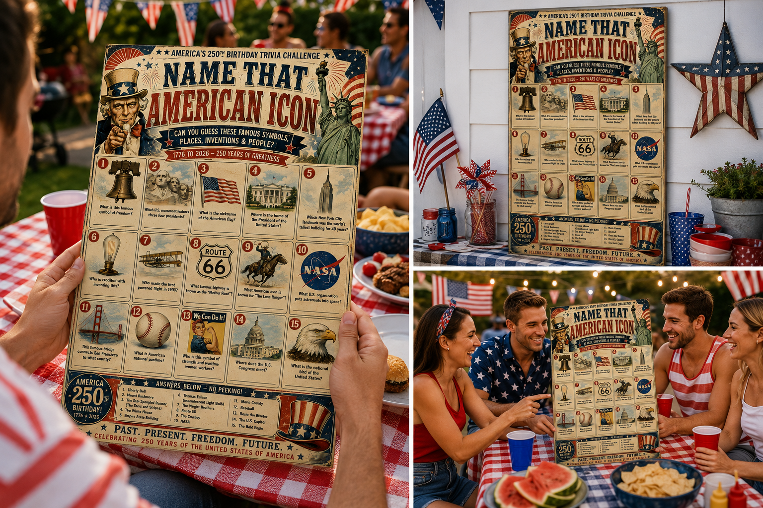 Name That American Icon" Trivia Challenge