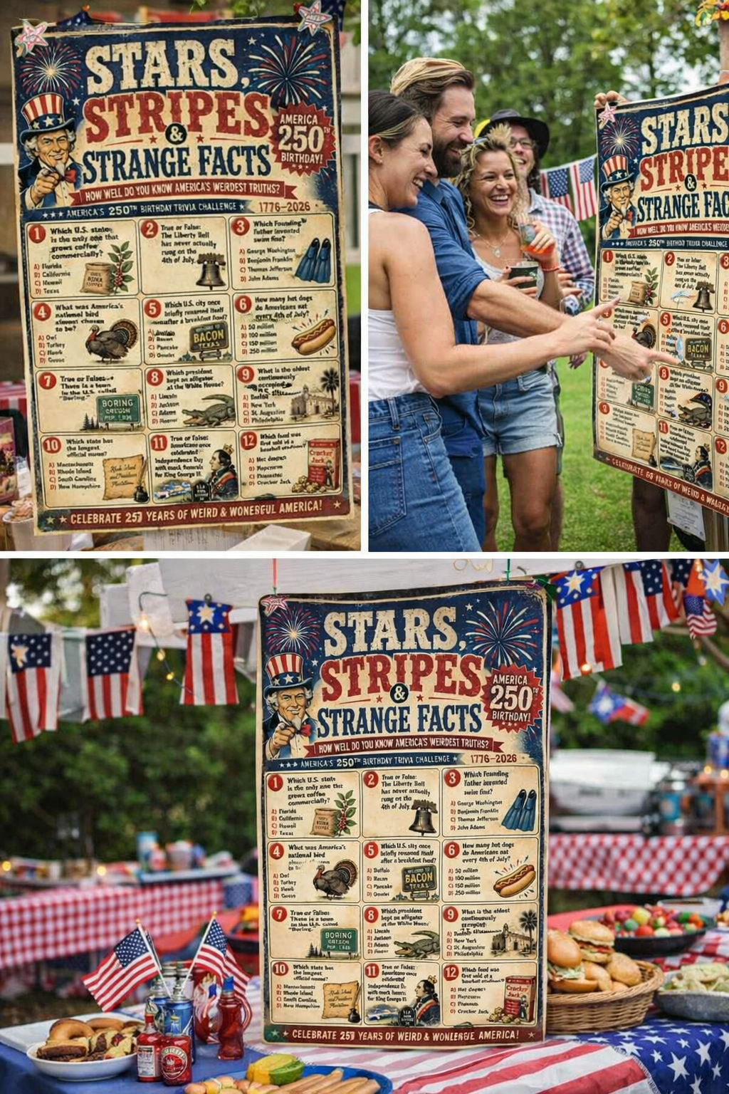 Stars, Stripes and Strange Facts, 4th of July Trivia