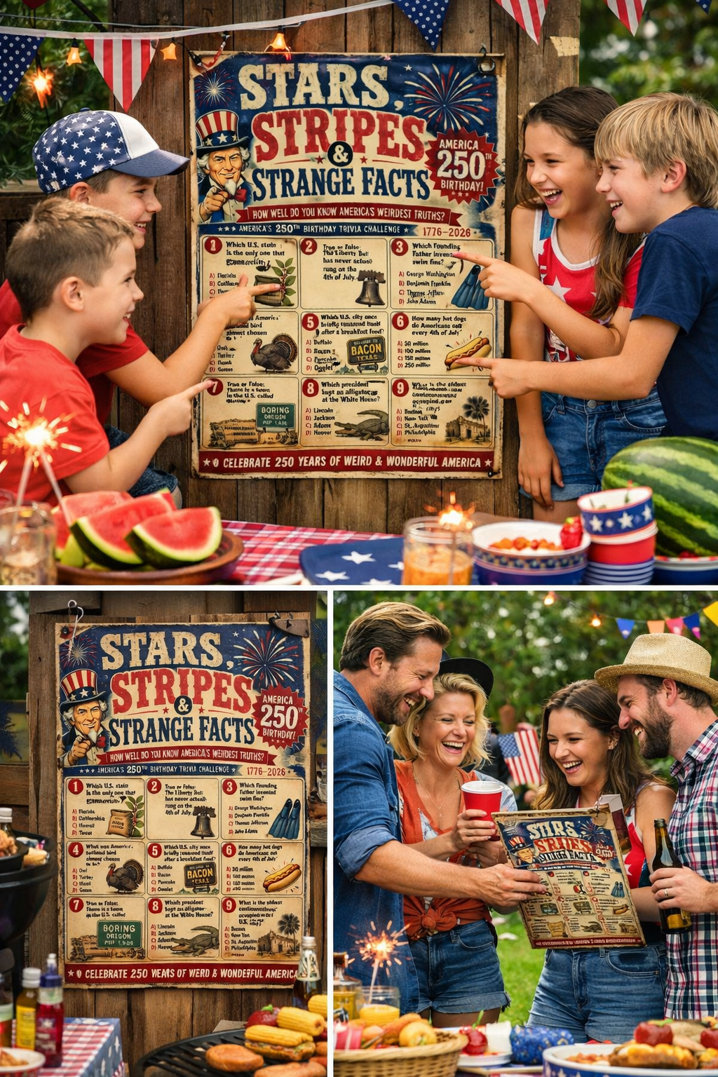 Stars, Stripes and Strange Facts, 4th of July Trivia