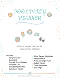 Kids Summer Pool Party Planner | Safety Checklist, Sunscreen Tracker, Scavenger Hunt | Instant Download PDF